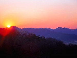 皆野 美の山 雲海