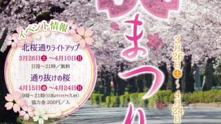 『長瀞 桜まつり』3月26日より開催！